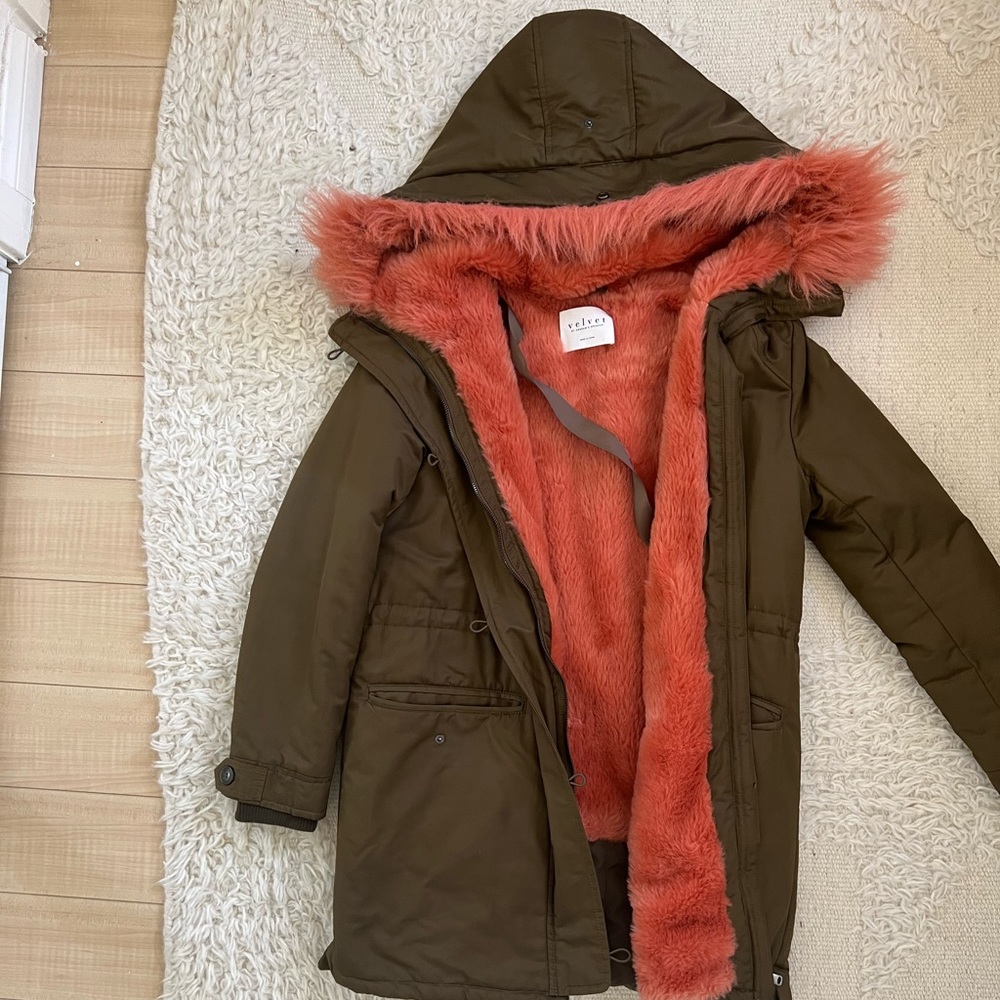 Kanya faux fur lined parka originally